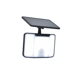 Produit De Marque Projecteur extérieur LED solaire + détecteur de mouvements Kombo anthracite IP54 500 lumens lumière du jour - COREP