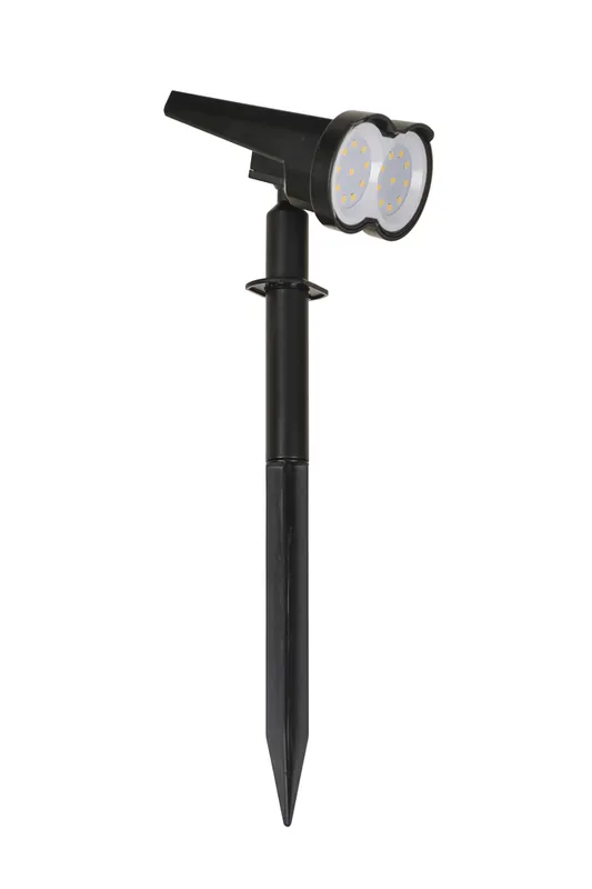 Acheter Direct Spot à piquer solaire LED Wally noir IP65 80 lumens blanc neutre - COREP