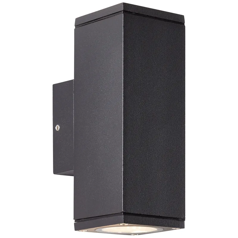 Expédition Rapide Applique extérieur 2 lumières GU10 Hally anthracite IP44 10W - BRILLIANT