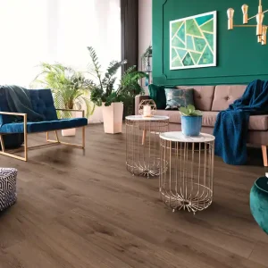 Dernière Chance Sol stratifié décor chêne marron MILLENIUM ép 8 mm 19,3 x 138 cm AC4 paquet de 2,131 m² KRONOTEX