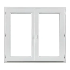 Fenêtre PVC blanc 2 vantaux H.95 x l.100 cm CLOSY Solde