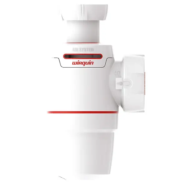 Siphon d‘évier D40 réglable en hauteur WIRQUIN NEO AIR Must-Have