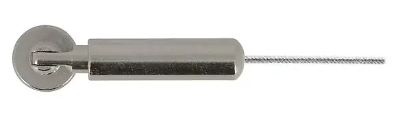 Kit câble plafond et entre mur MOBOIS - Nickel brossé - 4m Retour Gratuit