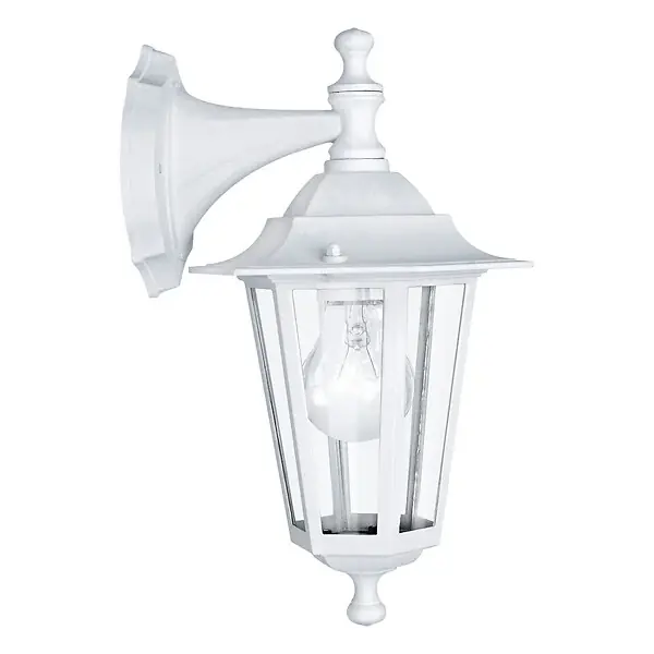 Commander Vite Applique murale extérieure aluminium Laterna 5 Blanc E27 60W EGLO