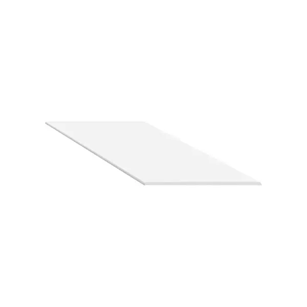 Nouveauté Profil plat PVC blanc 50mm - L.3m QUADROFORM