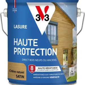 Lasure Haute Protection 8 ans satin chêne naturel 2,5 L V33 Réduction