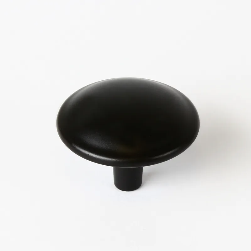 Bouton de meuble rond noir mat diamètre 32 mm REI Meilleur Prix