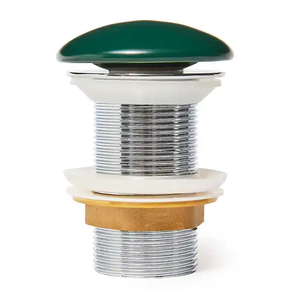 Bonde à écoulement libre Infinitio 5/4" sans trop-plein pour lavabos et vasques, vert profond mat (PZATKADGEM) SWISS AQUA TECHNOLOGIES Meilleure Vente