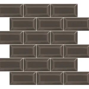 Meilleure Vente Plaque mosaic mini metro noir 30x30 CERAM INDUSTRIE