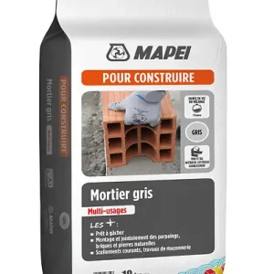 Mortier gris multi-usages - Poudre - Sac de 10kg MAPEI Acheter Direct