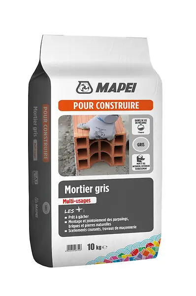 Mortier gris multi-usages - Poudre - Sac de 10kg MAPEI Acheter Direct