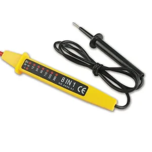 Testeur de tension 8 en 1 - Jaune - 6 à 400 V ELECTRALINE Paiement Sécurisé