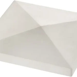 Chapeau de pilier pointe diamant blanc 40 x 40 cm FABEMI Produit De Marque