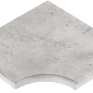 Offre Du Jour Margelle d‘angle droit Nashira Ardèche ton gris NF 50 x 50 x 3,5 cm - FABEMI