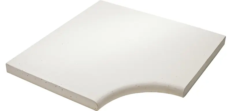 Commande En Gros Margelle d‘angle droit plat Océane Lubéron NF 50 x 50 x 3,4 cm - FABEMI