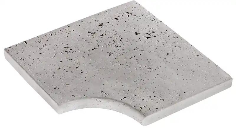 Offre Limitée Margelle d‘angle droit Jouques Ardèche NF 45 x 45 x 3,5 cm - FABEMI
