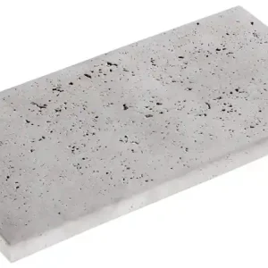 Vente Flash Margelle droite Jouques Ardèche ton gris 40 x 30 x 3,5 cm - FABEMI