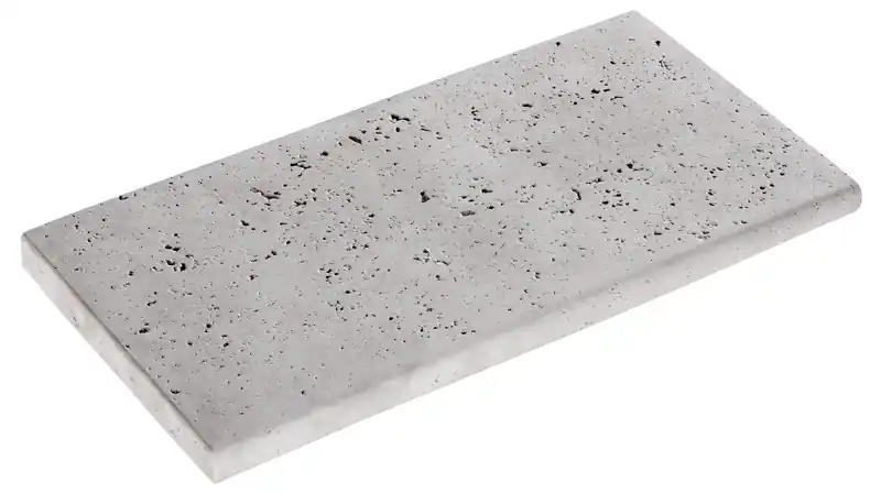 Vente Flash Margelle droite Jouques Ardèche ton gris 40 x 30 x 3,5 cm - FABEMI