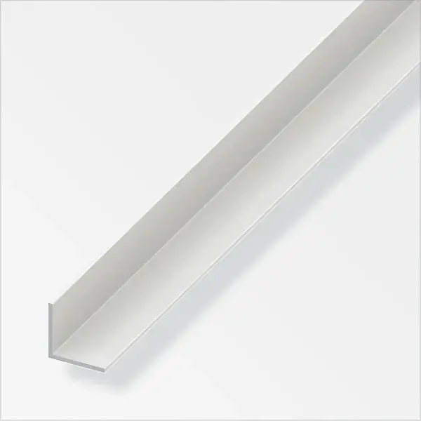 Promotion Saisonnière Cornière 50x50x1.2mm PVC blanc 2.5m ALFER