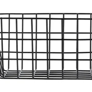 Solde Corbeille salle de bain VIANA métal noir WENKO