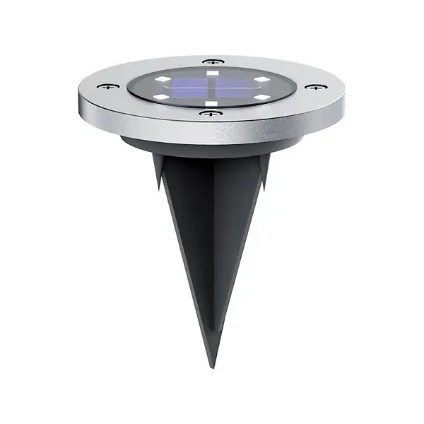 Prix Promo 2 spots solaires LED - Métal et verre - Blanc froid 6500K XANLITE