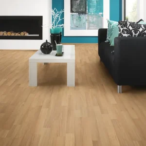 Sol stratifié décor chêne hêtre K632 SELEC ép 6 mm 19,5 x 128,8 cm AC3 paquet de 3,01 m² AJ TIMBER Authentique
