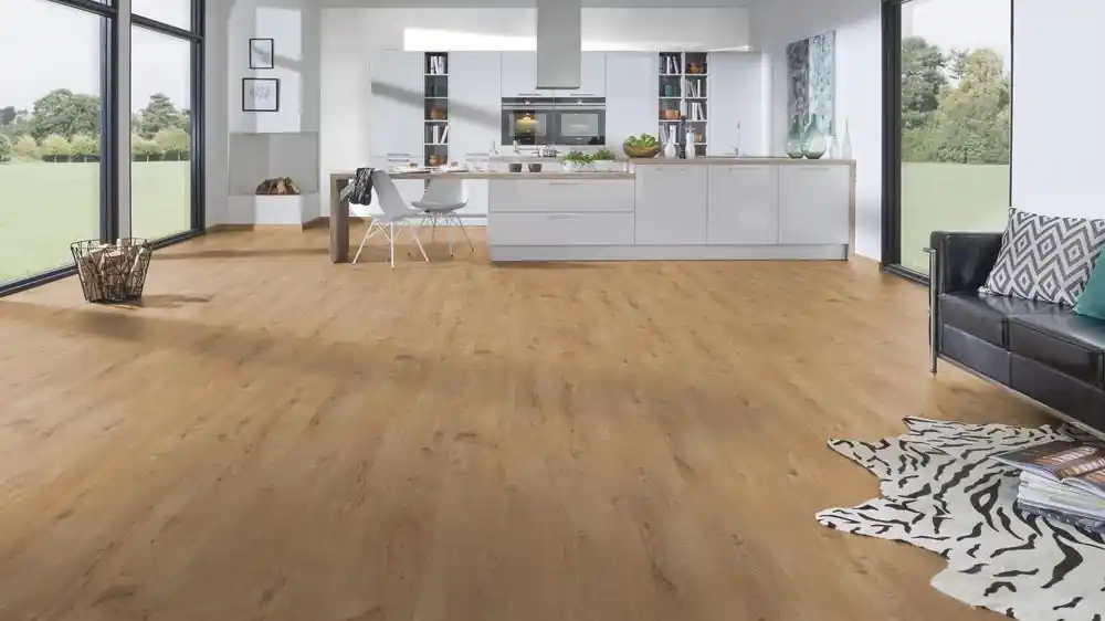 Acheter En Ligne Sol stratifié décor chêne clair SHERWOOD ép 8 mm 19,2 x 128,8 cm AC4 paquet de 2,26 m² AJ TIMBER