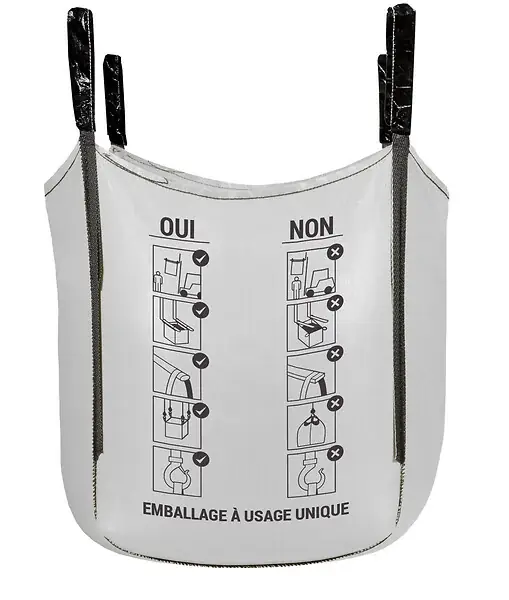 Sac big bag pour agrégats - Polypropylène - 1m³ - 1500kg Super Prix