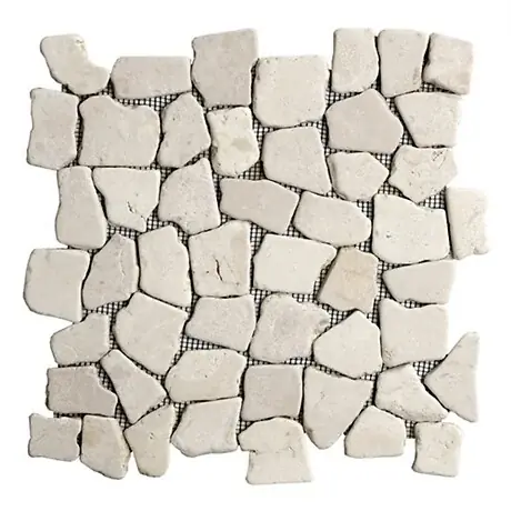 Galet tal beige 30x30cm CERAM INDUSTRIE Nouvel Arrivage