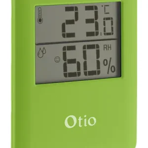 Thermomètre hygromètre magnétique LCD - Vert - Otio Achetez Aujourd'hui