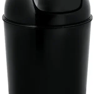 Prix Promo Poubelle à bascule polypropylène Sweet Noir 5L GELCO