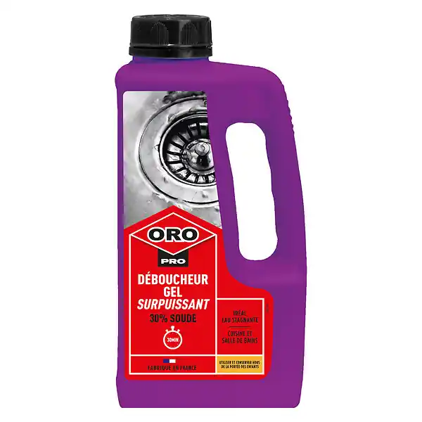 Produit De Marque Déboucheur gel surpuissant - 1L ORO PRO