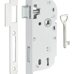 Marque Serrure axe 40 pene dormant tour v-br 1 cle THIRARD