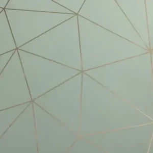 Seulement Aujourd'hui Adhésif décoratif Polygon Gold - 2 x 0,45 m - VENILIA