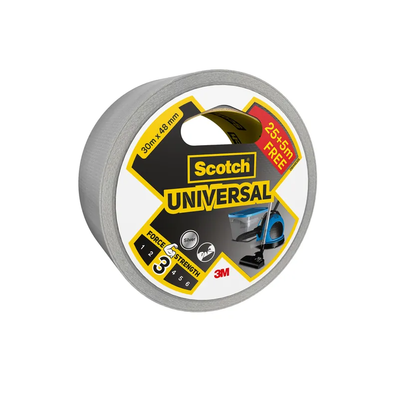 Super Prix Ruban adhésif Universal gris 25 m + 5 m gratuit SCOTCH