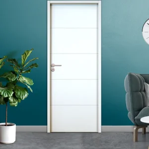 Bloc-porte postformé QUADRIZ H.204 X l.73 cm prépeint poussant droit - SMIS Produit De Marque