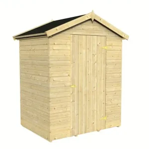 Nouveauté Abri de jardin en bois naturel Arosa - Ép.16 mm - 2 m² intérieur - WHITE WOOD