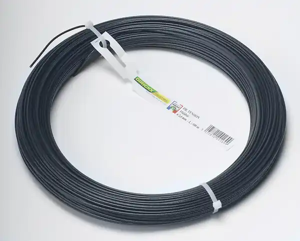 Fil de tension plastifié gris 2,4 mm - 100 m DIRICKX Commande En Gros