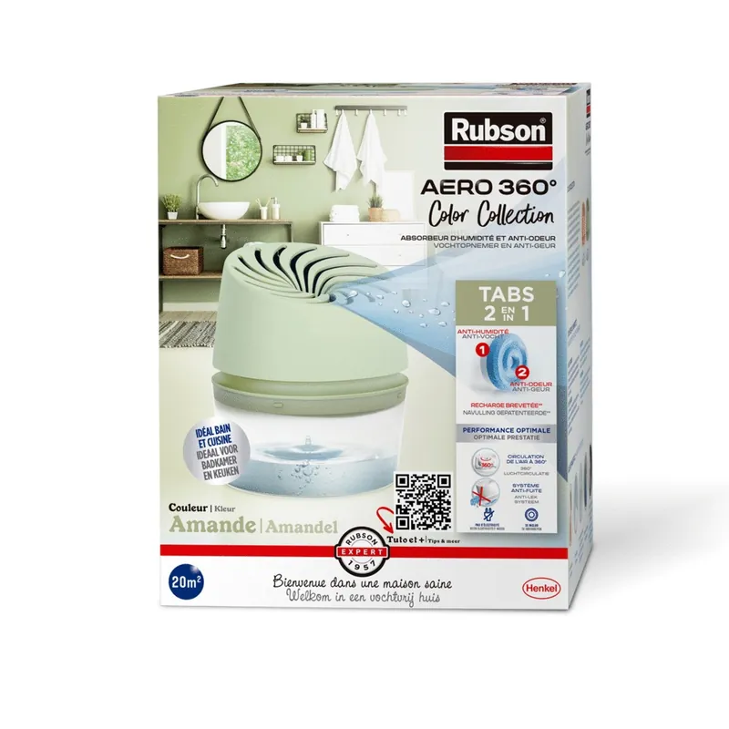 Populaire Absorbeur d‘humidité Aéro 360° 20 m² Amande RUBSON