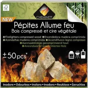 Jusqu'à Épuisement Des Stocks Allume feu pépites 1 kg CHEMINETT