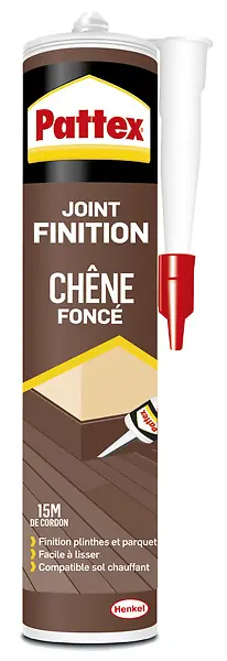 Livraison Express Joint de finition parquet - Chêne foncé - 280 ml PATTEX