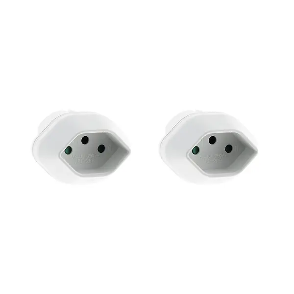 Lot de 2 adaptateurs voyage Suisse vers France/UE - Zenitech Prix Promo