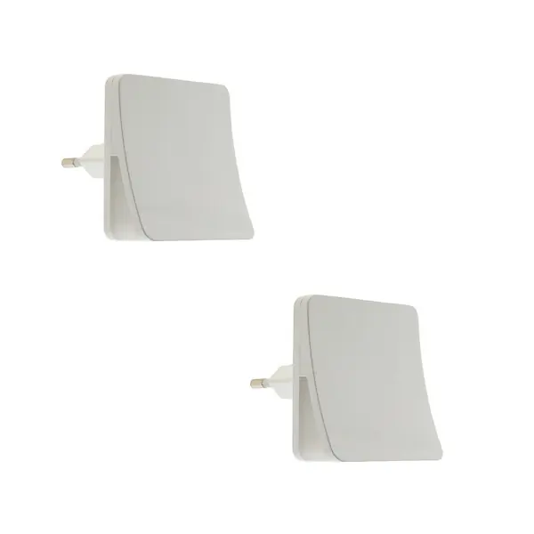 Achat Immédiat Lot de 2 veilleuses LED automatiques avec capteur jour/nuit - Otio