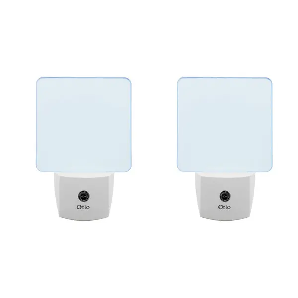 Lot de 2 veilleuses crépusculaires automatiques - bleu - Otio Prix Promo
