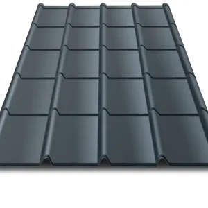 Prix Choc Tuile acier R Area® 870x1150-Gris7016 BACACIER
