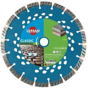 Disque diamant segments 125mm - Maçonnerie - 12250 tr/min LEMAN Top Vente