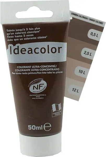 Colorant Ultra-concentré 50ml Ombre Calcinée IDEACOLOR Offre Exclusive