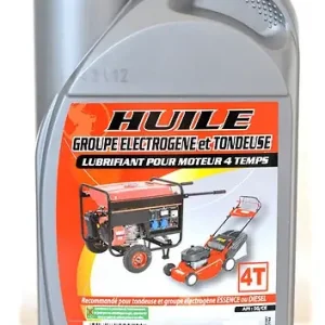 Commander Maintenant Huile 4 temps 15W-40 - 1 L - Pour groupe électrogène PRODIF