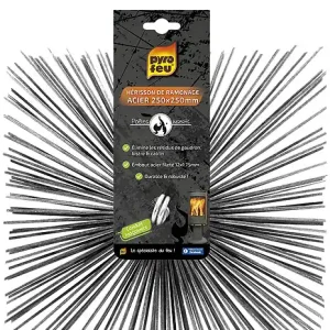 Hérisson ramonage synthétique - Ø180 mm - Acier fileté PYROFEU Marque