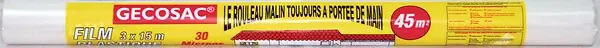 Usine Directe Film de protection translucide - 3 x 15 m - 30 microns GECOSAC